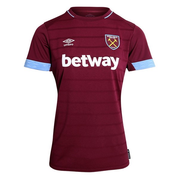 Camiseta West Ham United Replica Primera Ropa Mujer 2018/19 Rojo